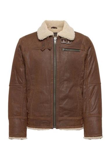 Axel Classic Pile Suede Jacket Brown Jofama