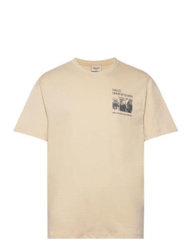 Halo Map T-Shirt Beige HALO