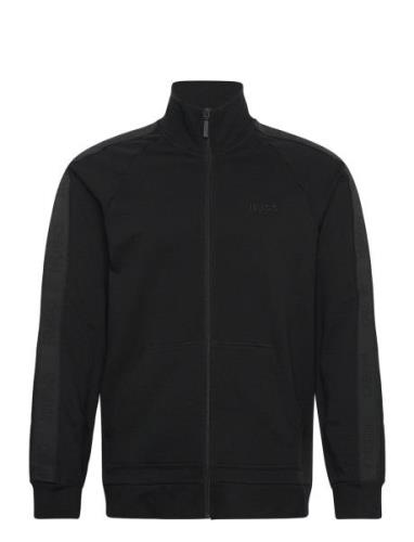 Tonal Logo Zip J Black HUGO