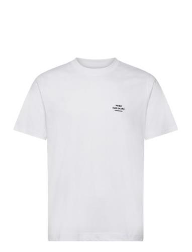 Cotton Jersey Frode Emb Logo Tee White Mads Nørgaard