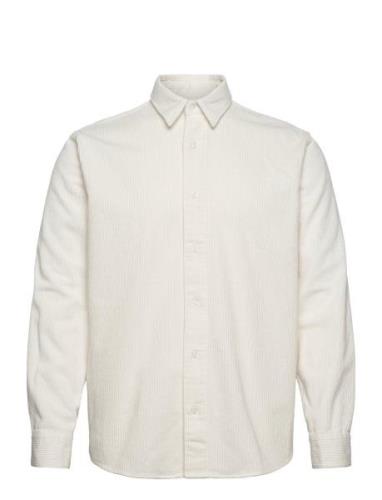 Classic Cord Malte Shirt White Mads Nørgaard