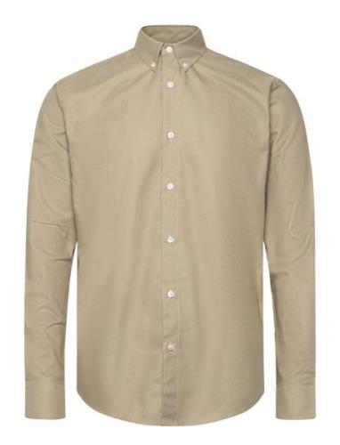 Cotton Oxford Sune Shirt Bd Beige Mads Nørgaard