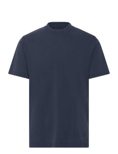 Cotton Jersey Dye Frode Tee Navy Mads Nørgaard