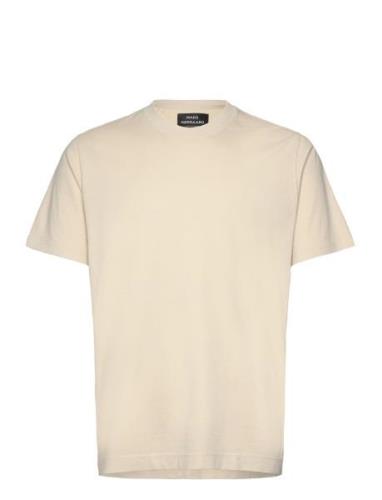 Cotton Jersey Dye Frode Tee Cream Mads Nørgaard