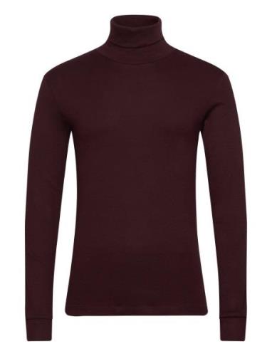 T-Shirts Long Sleeve Burgundy Marc O'Polo