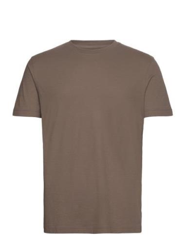 T-Shirts Short Sleeve Brown Marc O'Polo