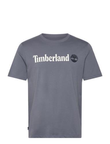 Kennebec River Linear Logo Short Sleeve Tee Folkst Gray Grey Timberlan...