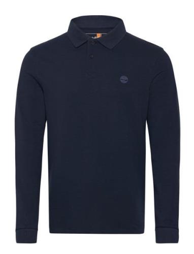 Millers River Ls Millers River Pique Polo Dark Sapphire Navy Timberlan...