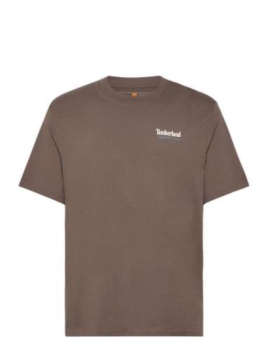 Rugged Active Gear Back Graphic Tee Chocolate Chip Brown Timberland