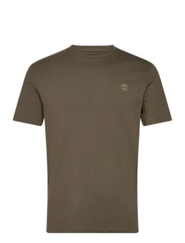 Dunstan River Short Sleeve Tee Leaf Green-Cassel Earth Khaki Timberlan...