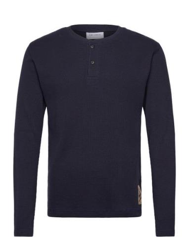 Dan Ls T-Shirt Navy Les Deux