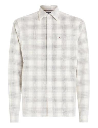 Corduroy Check Rf Shirt White Tommy Hilfiger