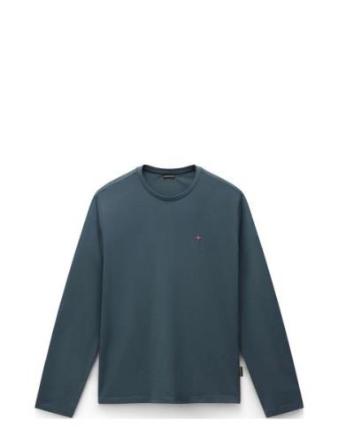 Salis Long Sleeve T-Shirt Green Napapijri