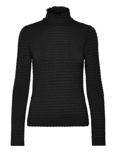 Zane Structured Layering Top Black Dante6