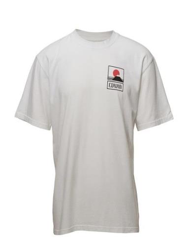 Sunset On Mt Fuji T-Shirt - White White Edwin