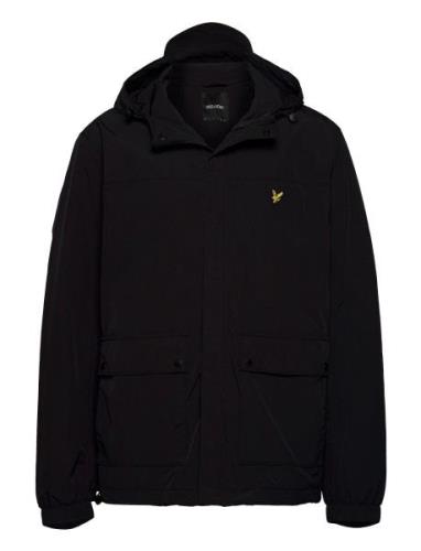 Hooded Pocket Jacket Black Lyle & Scott