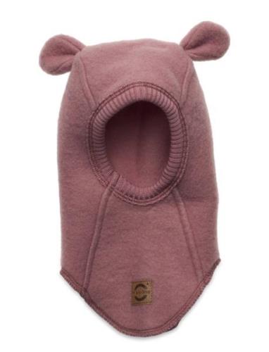 Wool Fullface W Ears Pink Mikk-line