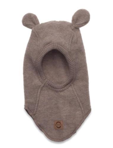 Wool Fullface W Ears Brown Mikk-line