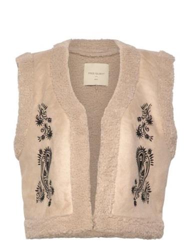 Fqlamby-Waistcoat Beige FREE/QUENT