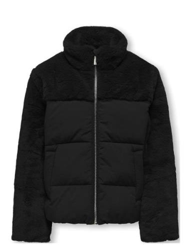 Kogwanja Fur Puffer Mix Coat Otw Black Kids Only