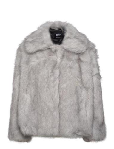 Onlrubina Faux Fur Jacket Otw Grey ONLY