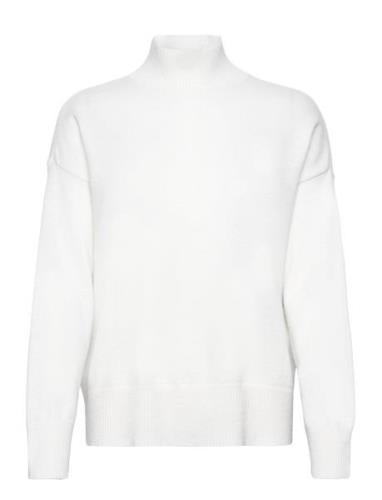 Superfine Lambswool Stand Collar White GANT