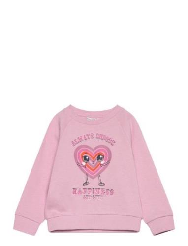 Nmfvenus Ls Nreg Sweat Bru Pink Name It