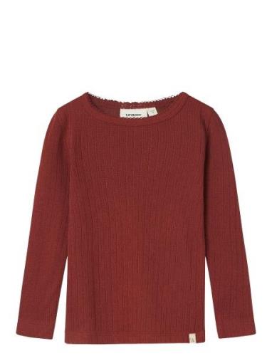 Nmfrachel Nes Ls Slim Top Hea Lil Red Lil'Atelier