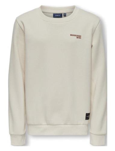 Kobcolumbus L/S Print Swt Cream Kids Only