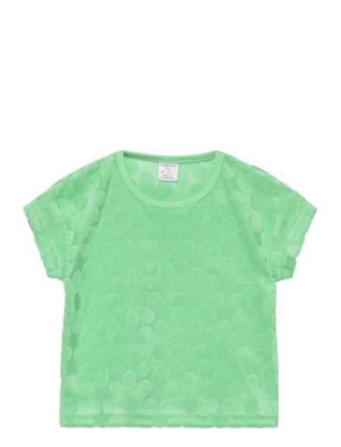 Top Ss Terry Flowers Green Lindex