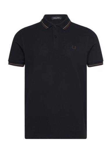 Twin Tipped Fp Shirt Navy Fred Perry