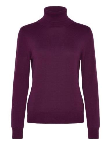 Knit Basic Turtleneck Purple Tom Tailor