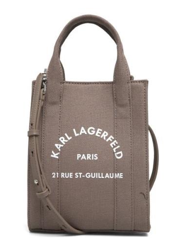 Rsg Square Small Tote Brown Karl Lagerfeld