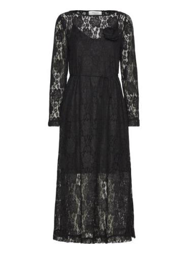 Rwdelilah Long Dress Black Rosemunde