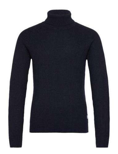 Jjpannel Knit Roll Neck Aw24 Navy Jack & J S