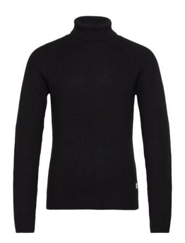 Jjpannel Knit Roll Neck Aw24 Black Jack & J S