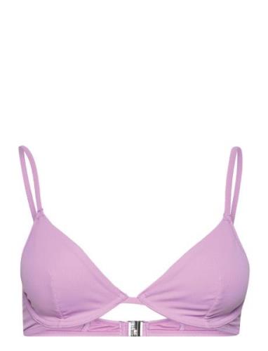 Swim Bra Line Wire Rib Purple Lindex