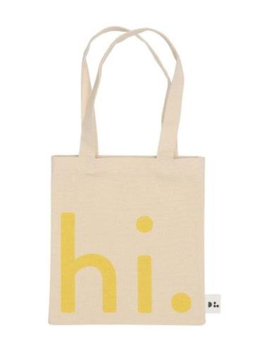 Little Hi. Travel Bag Yellow Design Letters