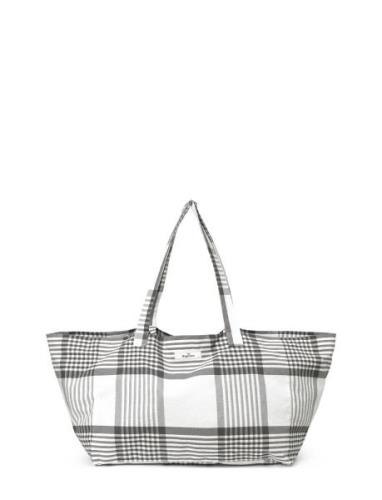 Shopperbag Large Checks Grey By Mogensen