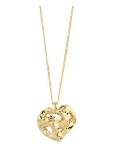 Believe Recycled Necklace Gold Pilgrim