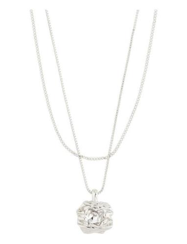 Feel Recycled Necklace 2-In-1 Set Silver Pilgrim