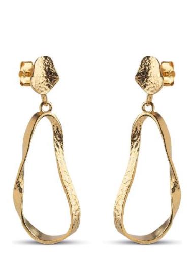 Aloma Small Earring Gold Enamel Copenhagen