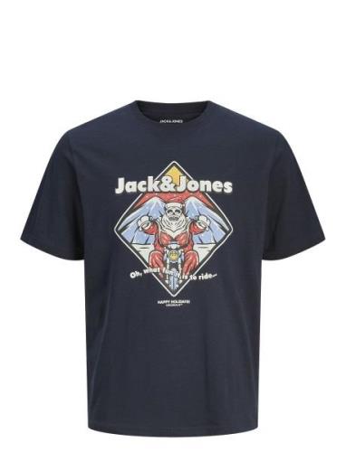 Jjxmas Christmas Skull Tee Ss Crew Jnr Navy Jack & J S