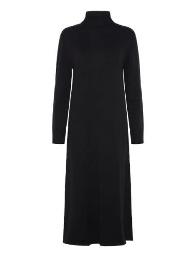 Regine Dress Wool Cotton Black Naja Lauf