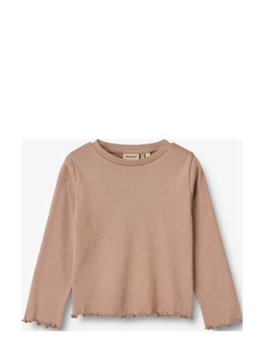 T-Shirt L/S Else Beige Wheat