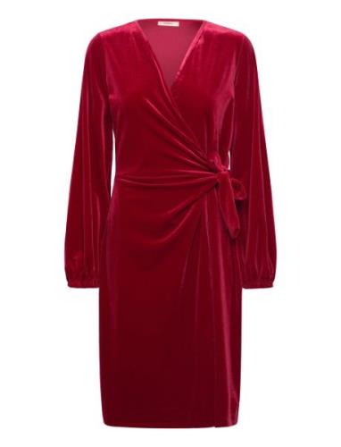 Brynniw Goriel Wrap Dress Red InWear