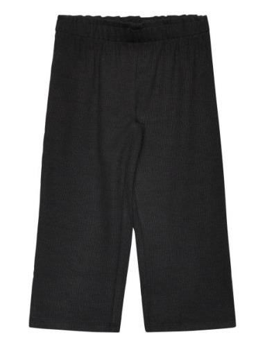 Knitted Culotte Trousers Black Mango