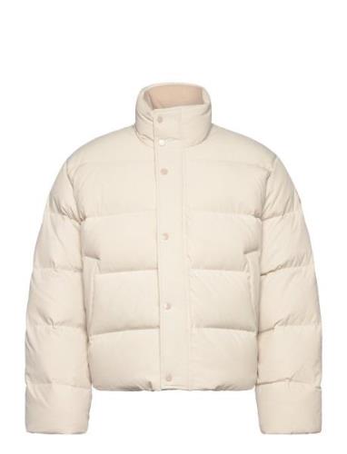 Anf Mens Outerwear Cream Abercrombie & Fitch