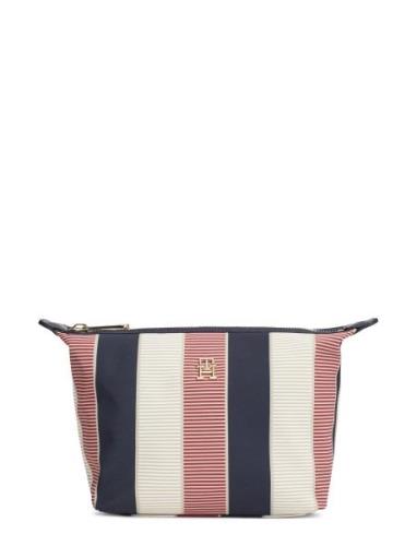 Poppy Washbag Stripe Beige Tommy Hilfiger