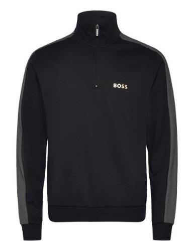 Tracksuit 1/4 Jacket Black BOSS